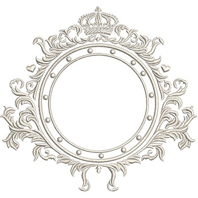 Matriz de matriz Matriz De Bordado Moldura Provençal 93